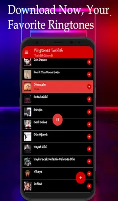 Turkish Music Ringtones android App screenshot 2